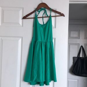 American Apparel Teal skater dress